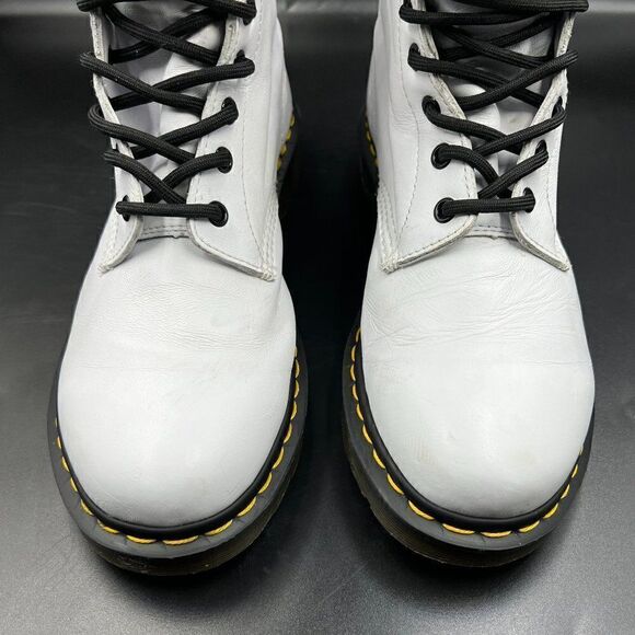 Dr. Martens 1460 Virginia Leather Laced Boots - Picture 4 of 12